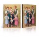 Icon of the Blessed Ulma Family, Józef and Wiktoria Ulma with their seven children