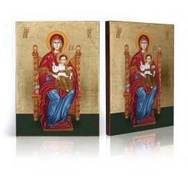 Icon of Mother of God enthroned