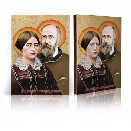 Icon of Saint Marie and Saint Louis Martin
