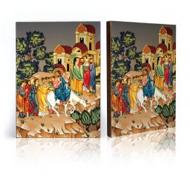 Icon of Jesus' entry into Jerusalem