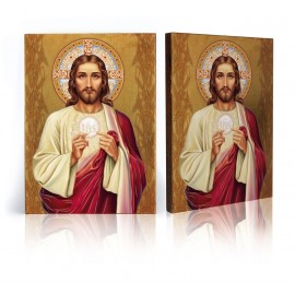 Icon of Jesus Christ with The Holy Communion