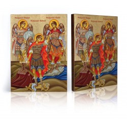 Icon of Archangel Rafael, Archangel Gabriel, Archangel Michael