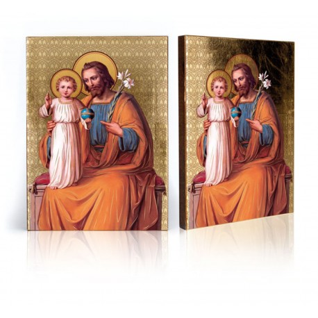 Icon of Saint Joseph with Jesus Child