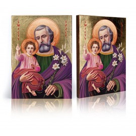 Icon of Saint Joseph with Jesus Child