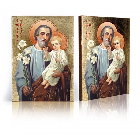 Icon of Saint Joseph with Jesus Child