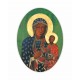 Icon of Black Madonna - Oval Icon