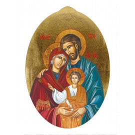 Icon of Holy Family - Oval Icon