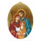 Icon of Holy Family - Oval Icon