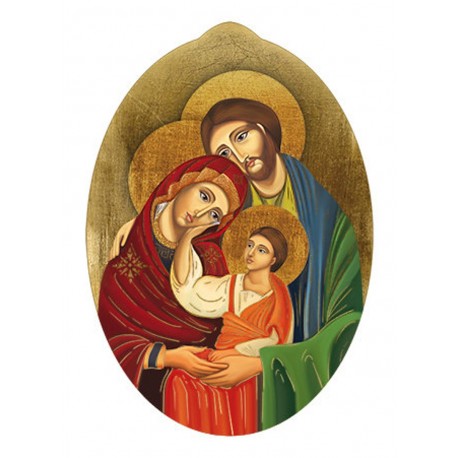 Icon of Holy Family - Oval Icon