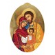 Icon of Holy Family - Oval Icon