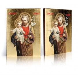 Icon of Saint Joseph with Jesus Child