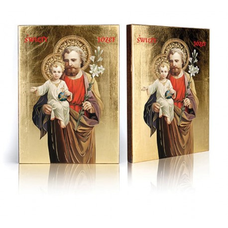 Icon of Saint Joseph with Jesus Child