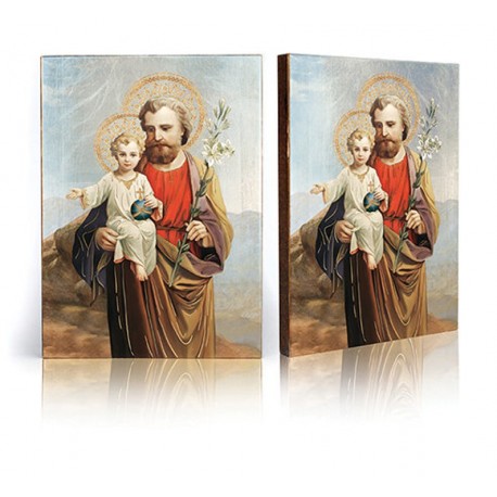 Icon of Saint Joseph with Jesus Child