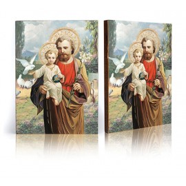 Icon of Saint Joseph with Jesus Child