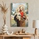 Icon of Saint Joseph with Jesus Child