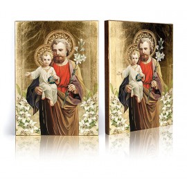 Icon of Saint Joseph with Jesus Child