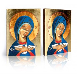Icon of Holy Virgin with a Holy Spirit