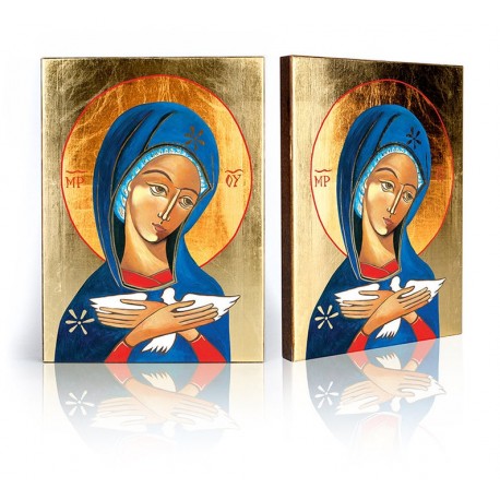 Icon of Holy Virgin with a Holy Spirit