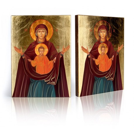 Icon of Holy Virgin with Infant Jesus PLATYTERA
