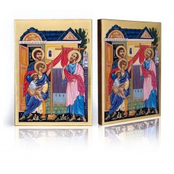 Icon of Saints Priscilla and Aquila