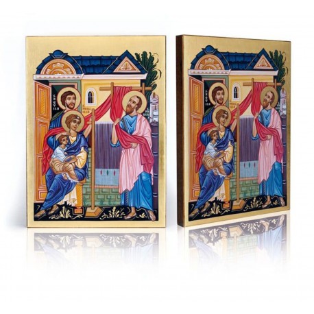 Icon of Saints Priscilla and Aquila