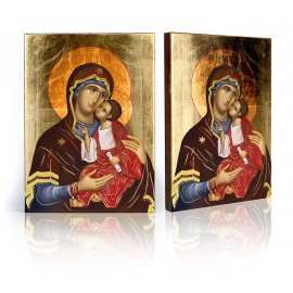 Icon of Tender Holy Virgin with Infant Jesus