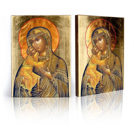 Icon of Tender Holy Virgin with Infant Jesus