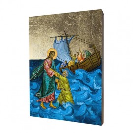 Icon of Jesus walking on water