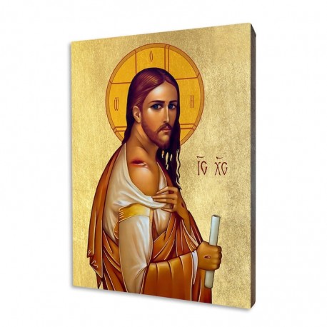 Icon of Jesus Christ with the Holy Wound of the Shoulder