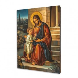 Icon of Jesus with a little boy - religious gift