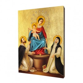 Icon Our Lady of the Rosary of Pompeii