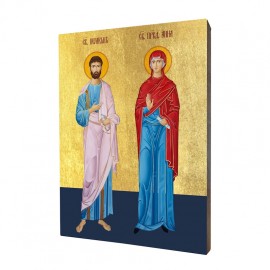Icon of Saints Joachim and Anna